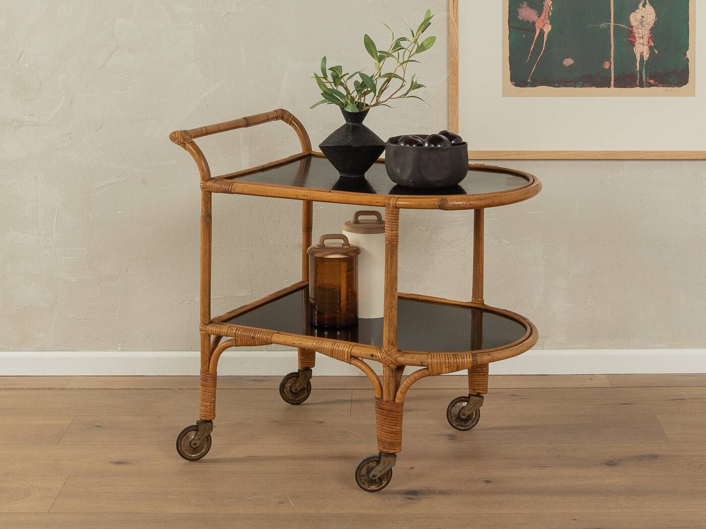 1950s serving trolley