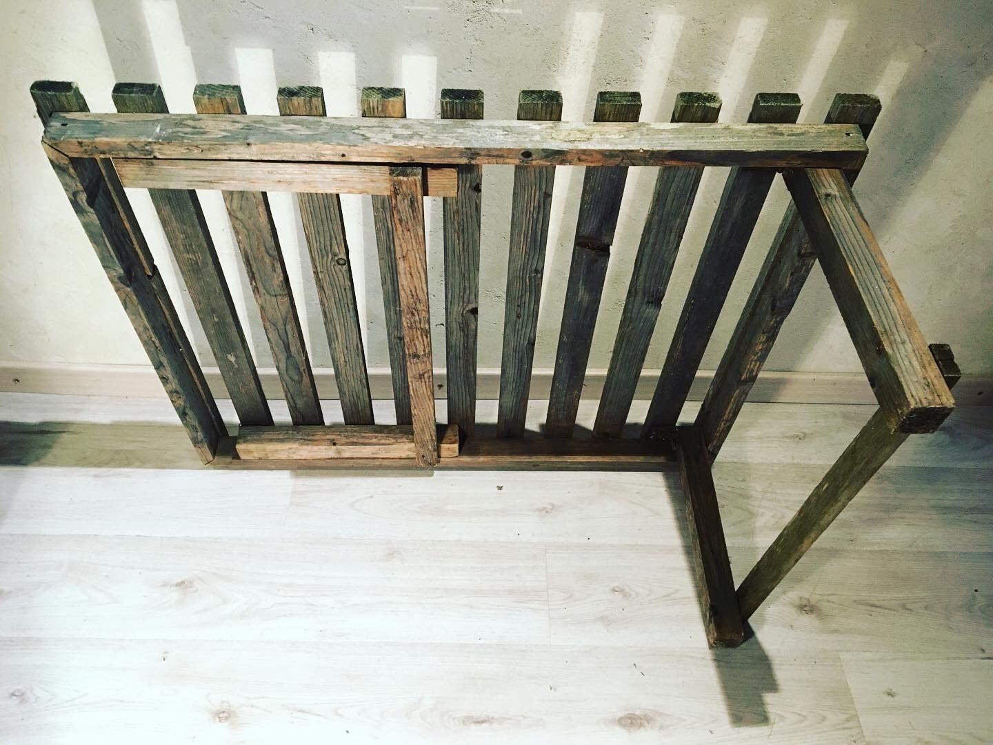 Table of 50s/60s folding garden decoration
