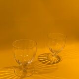 Lot de 6 verres en cristal