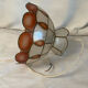 Vintage mother-of-pearl pendant lamp