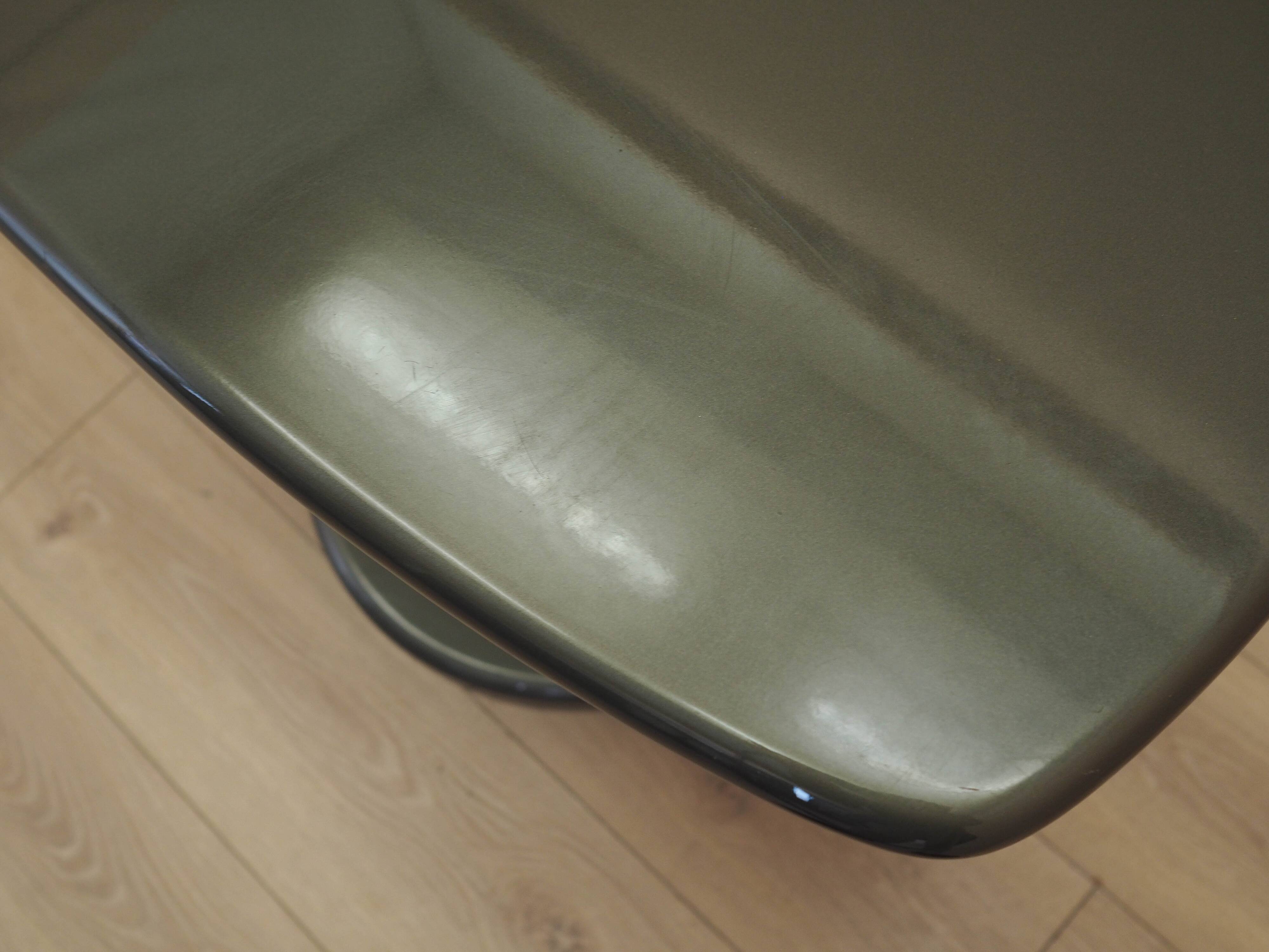 Grey coffee table, Italian design, 1970s, made in Italy