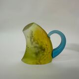 Kjell Engman for Kosta Boda Sweden Tea pot and mug Art glass , 1980's