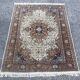 Oriental carpet Punjab India. Handmade: 1.26 X 1.64 m