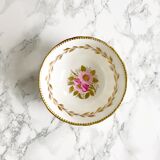 English porcelain bowl decorated with flowers