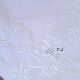 Drap ancien brodé 310 x 230