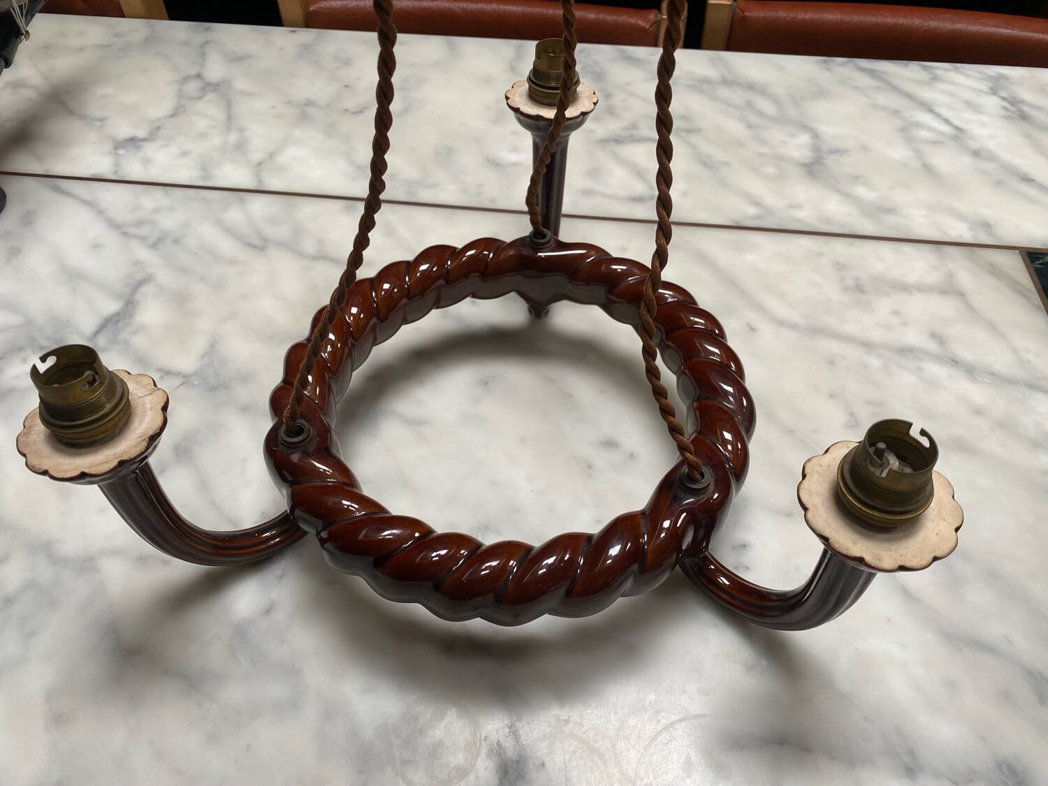 Vintage chandelier pendant light