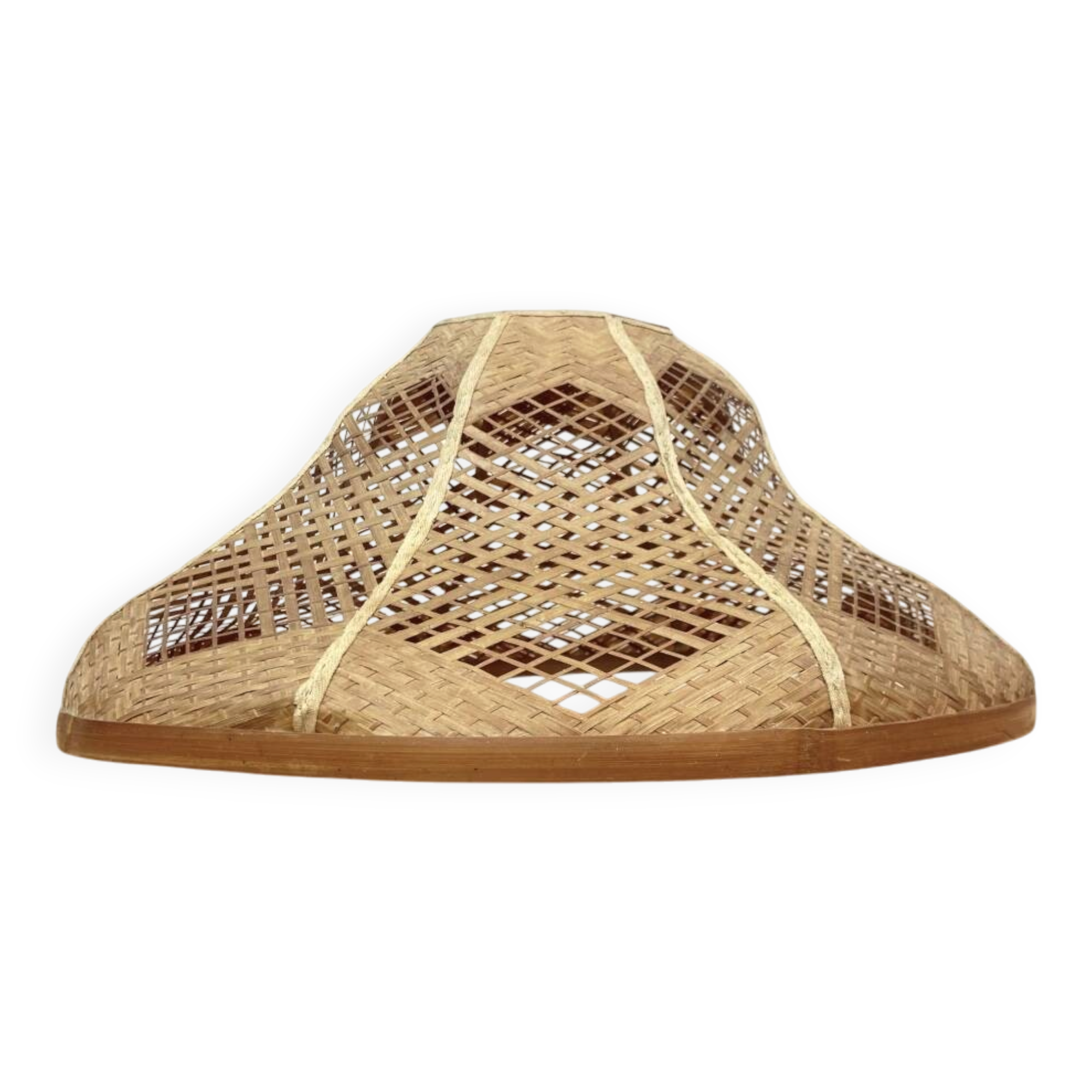 Woven Bamboo Lampshade – Japanese Design – Handmade Pendant