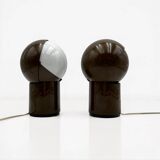 Pair of 'Sfera Notte' Table Lamps by Gagiplast, 1970s