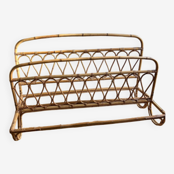 140cm vintage rattan bed