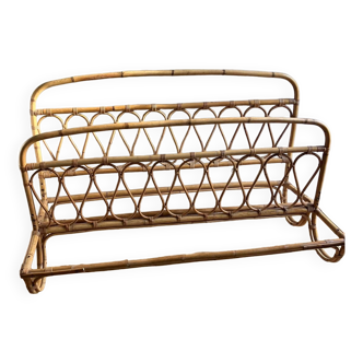 140cm vintage rattan bed