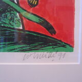 Lithograph signed and numbered by Beverloo Corneille 1991
