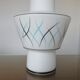 Hanging in opaline geometric patterns 60s