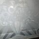 Art Deco engraved glass door panel 1930