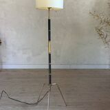 Lampadaire tripode laiton vintage