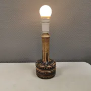 Ceramic table lamp from the 1970s–80s, by Jette Hellerøe for Axella Denmark