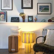 Large table lamp l'Eléange cream yellow