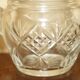 Vintage pair of cut glass Art Deco decanters circa 1930.
