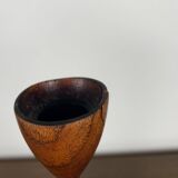 Teak candlestick duo, 1960
