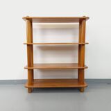 Vintage elm bookcase from the 80s