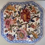 Gien peony dish hand painted
