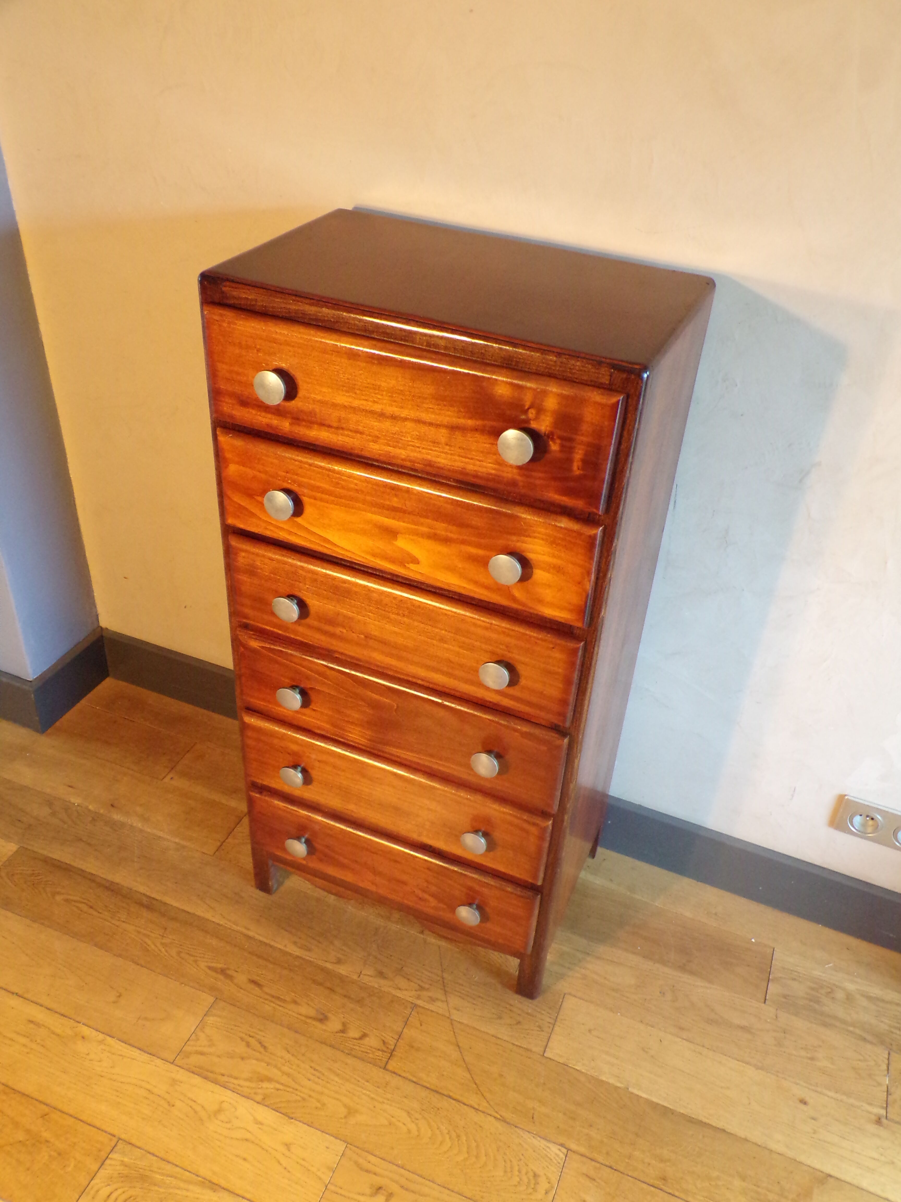 Vintage chest 6 drawers