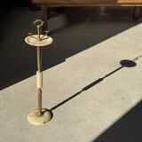 Marble and brass standing ashtray H74 D17
