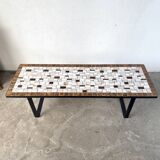Modernist coffee table in glazed ceramic, circa 1960