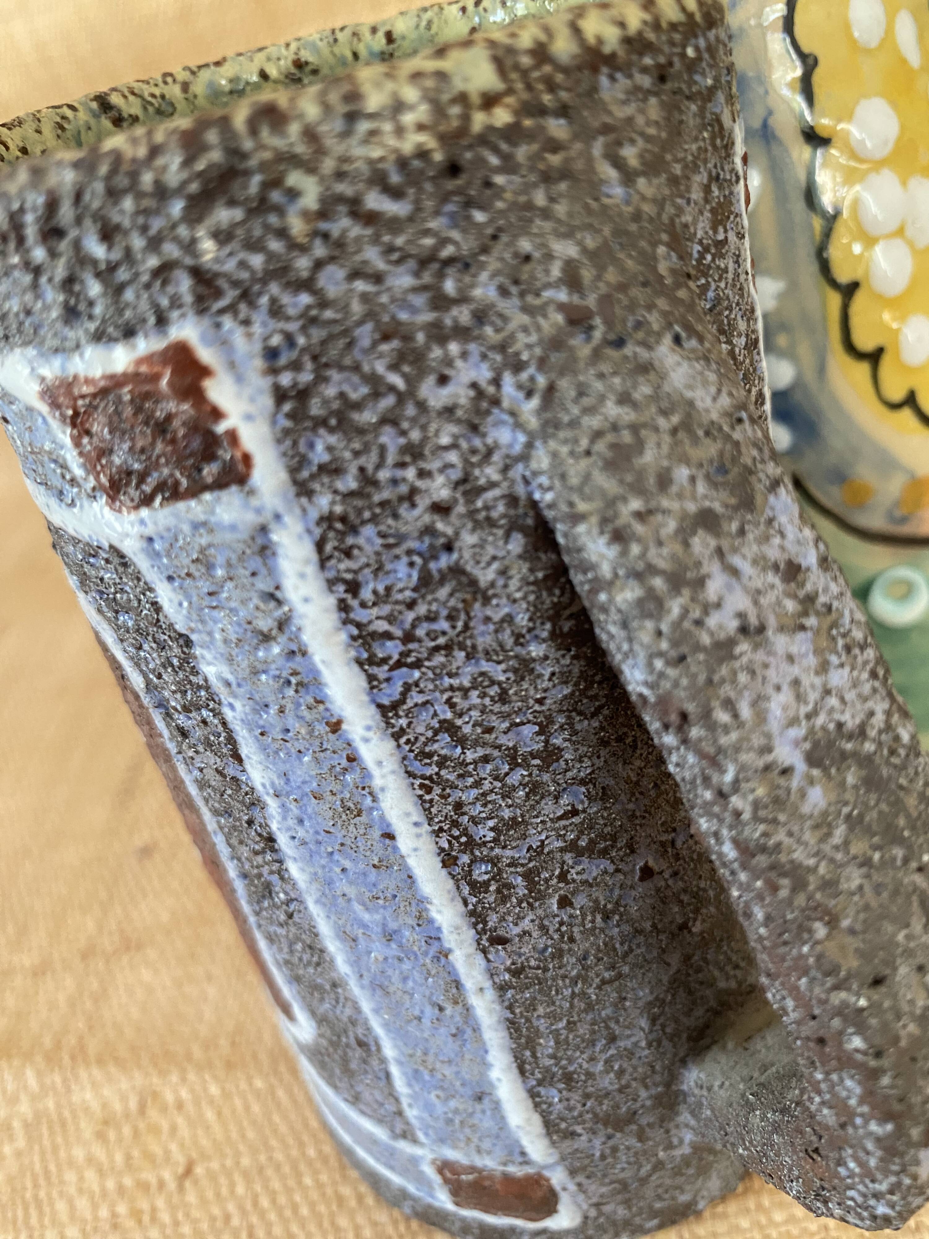 Mug brutaliste allemand, années 80