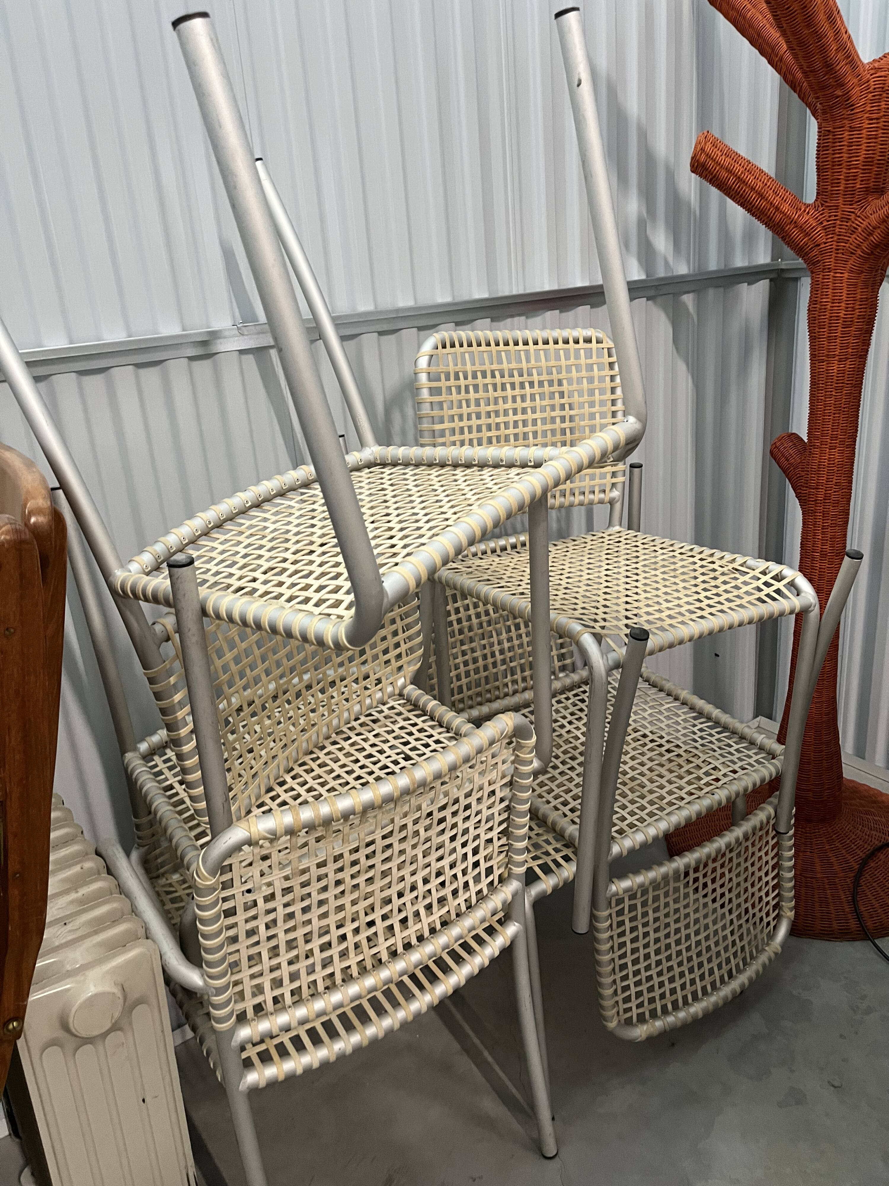 6 designer chairs by Gervasoni - high-end outdoor collection