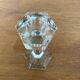 Pair of crystal candle holders