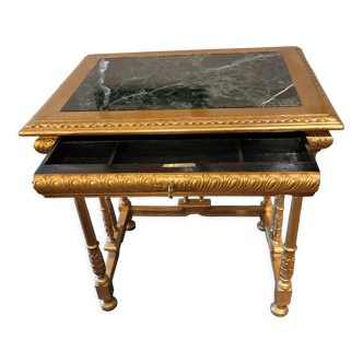 Gilded wooden secretary