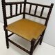 Corner chair wood turned 50s-60s
