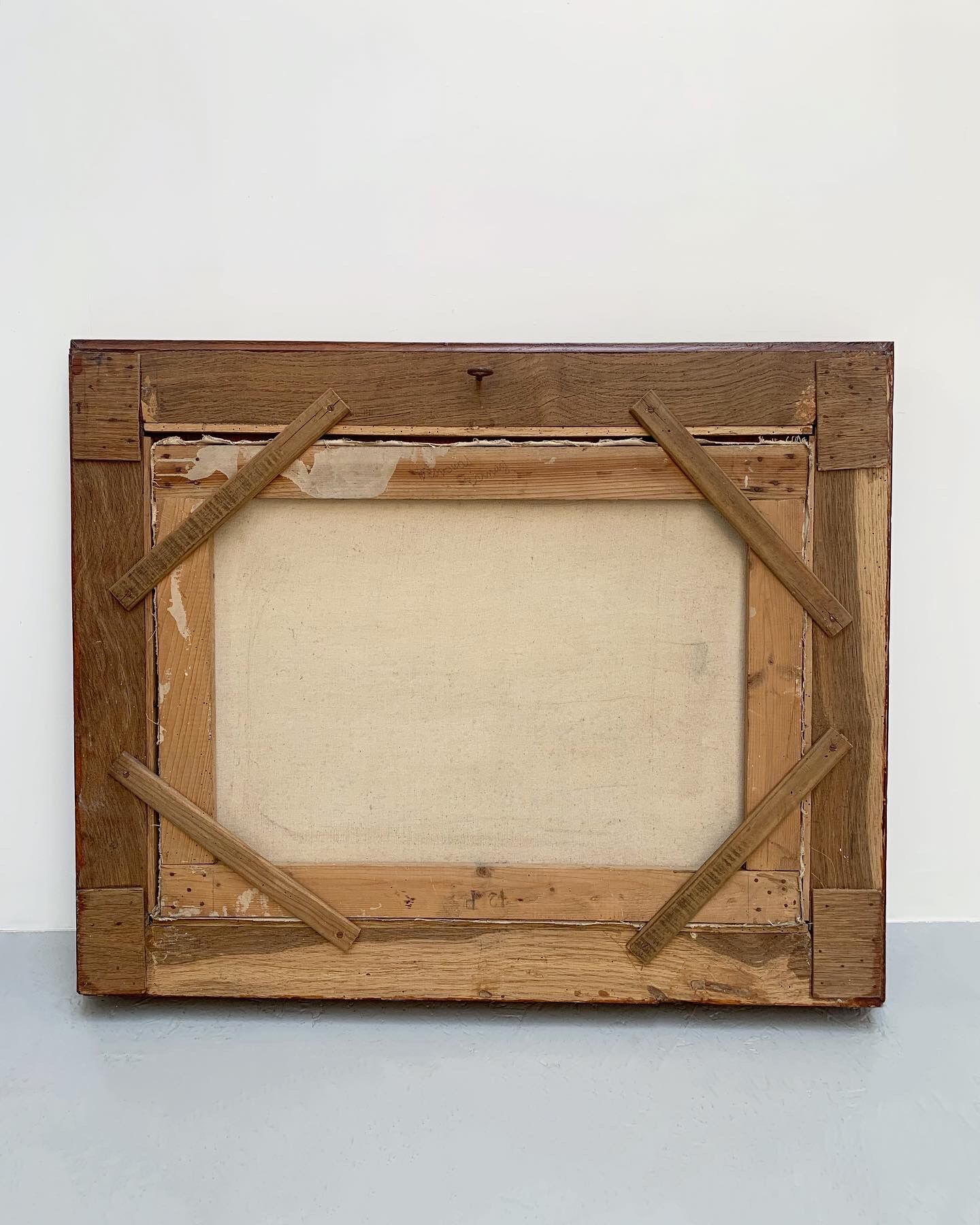 Oil painting signed Desvouas, 1900