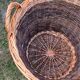 Large antique hand-woven wicker basket