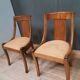 Paire de chaises gondoles en merisier