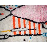 Tapis berbère coloré fait main 235 x 130cm