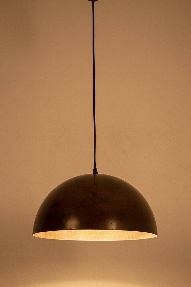 Vintage Scandinavian Copper Pendant