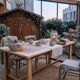 Rectangular dining table in exotic wood