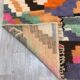 Tapis Boujad marocain  Design abstrait multicolore 3*2m