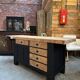 Old carpentry workbench
