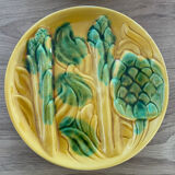 Plate service barbotine vallauris