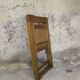 Vintage folding chair in wood by Aldo Jacober