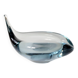 Vide poche en verra AKVA Per Lütken pour Holmegaard Danemark, années 60