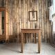 Art Deco table in solid oak (renovated)