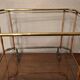 Faux bamboo cocktail trolley bar cart attr. Maison Jansen, France 1950s-60s