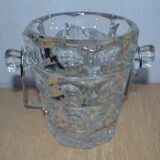 Seau à glace en verre vintage