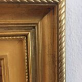 Miroir bois doré 65 cm x 45cm