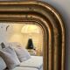 Miroir doré, glace mercure - 62xH82cm