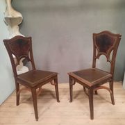 Pair of Art Nouveau chairs