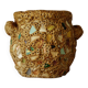 French Folk Art Mosaic Vase Pique Assiette